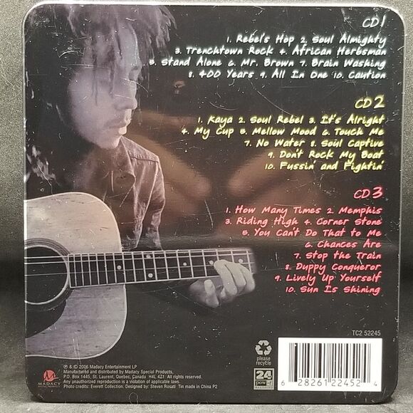 Forever Bob Marley 3-disc CD box set in a collectible tin - Picture 2 of 11